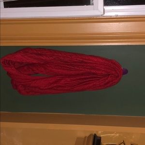 Beautiful Red Infinity Scarf